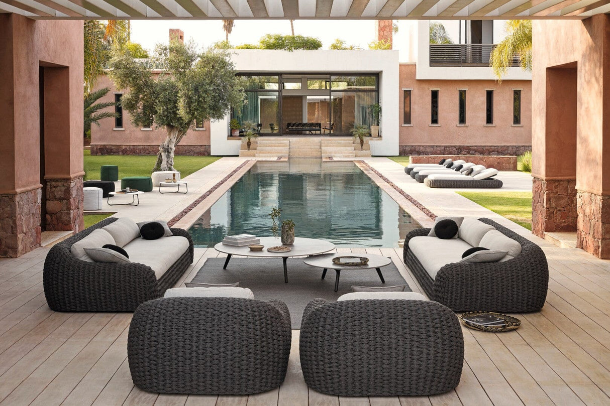 Manutti Kobo Canapé 3-Seater, coussins en sus