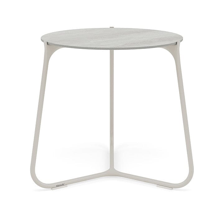 Manutti Mood Coffee table - Table basse ronde Ø 60cm h:56cm Plateau Céramique ou HPL Flint SF13 Ceramic Perla 6mm 6K66