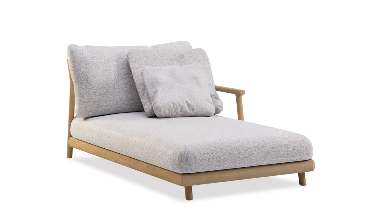 Manutti Muyu Chaise Lounge Left, coussins en sus