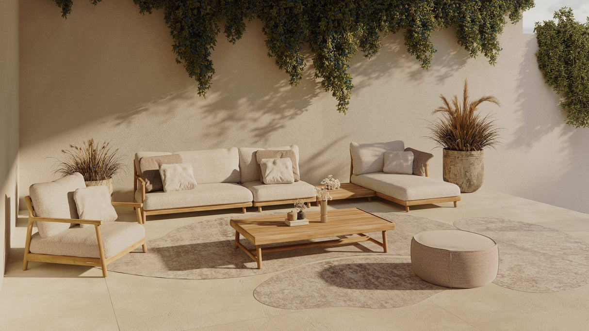 Manutti Muyu Chaise Lounge Right, coussins en sus