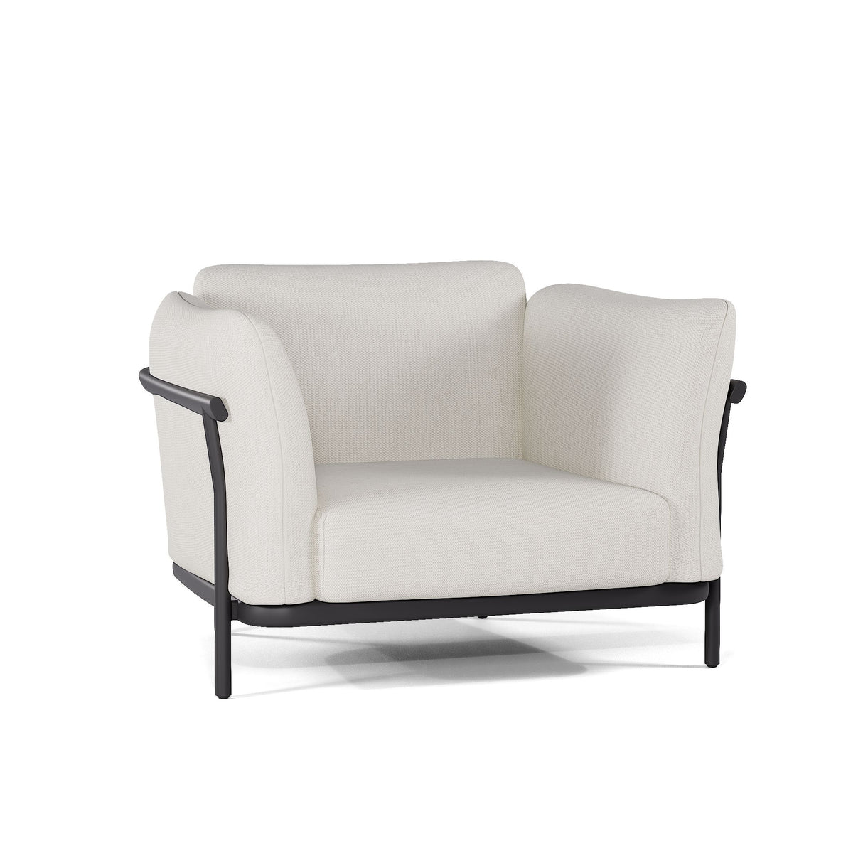 Manutti Nami Fauteuil Club Lounge, coussins non inclus Lava AF10
