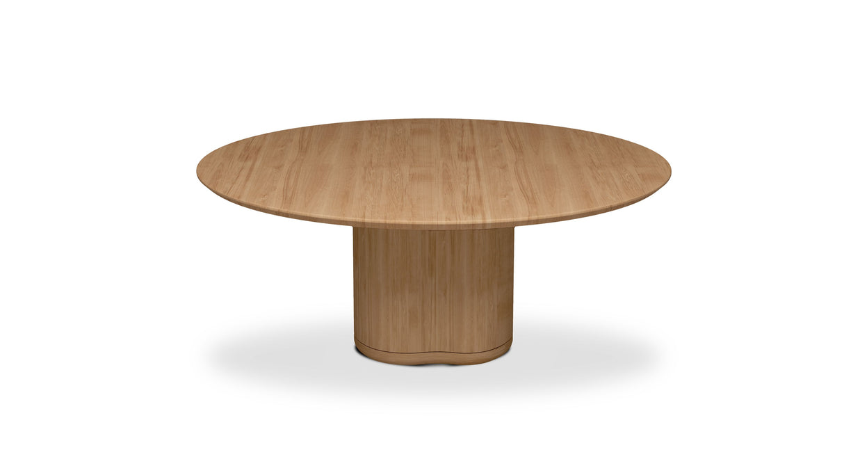 Manutti Ogado Table Repas Ø160cm Brushed Teak h:68cm