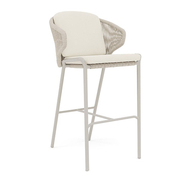Manutti Radoc Radius Barstool 76, coussins en sus Flint SF13 - Rope Pepper M514 4,5mm (1R04)