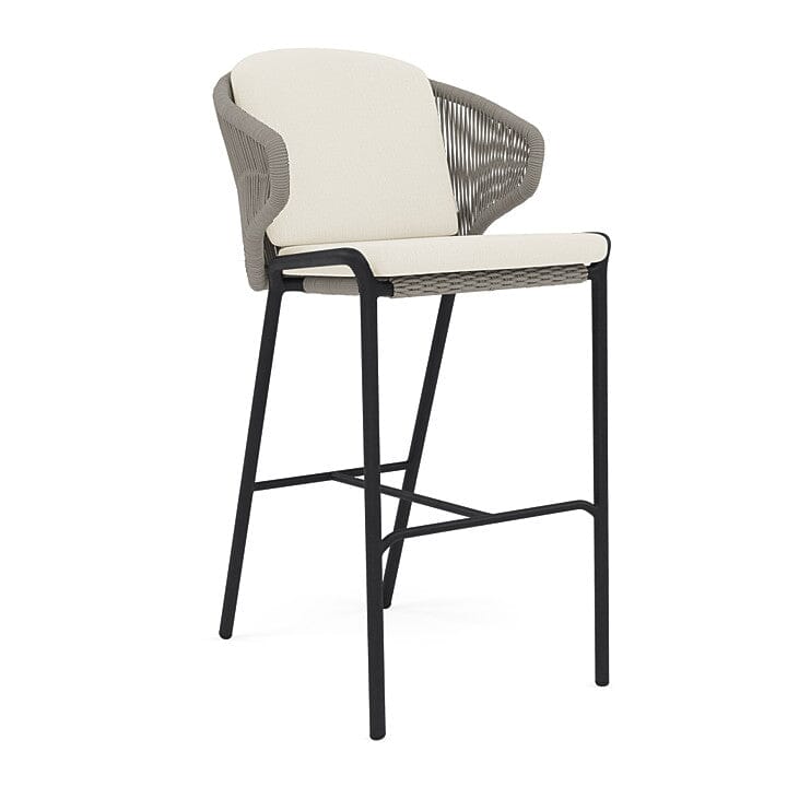 Manutti Radoc Radius Barstool 76, coussins en sus Lava SF10 - Rope Bronze 4,5mm (1R01)