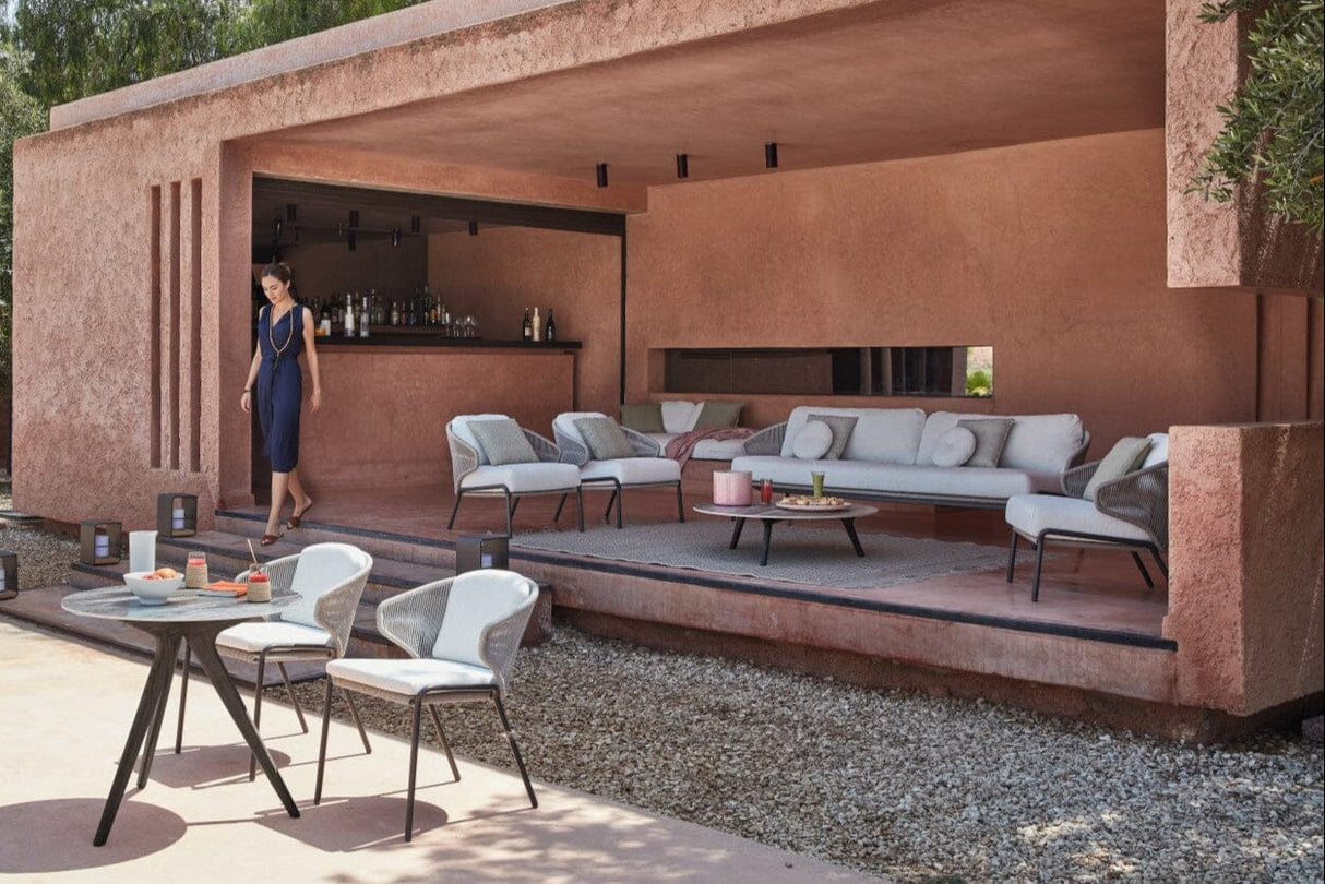 Manutti Radoc Radius Canapé 2,5-Seater, coussins en sus