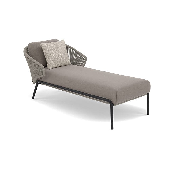 Manutti Radoc Radius Set de coussins Lounger, chaise longue méridienne (Cat.A) SD-Taupe Grey-1