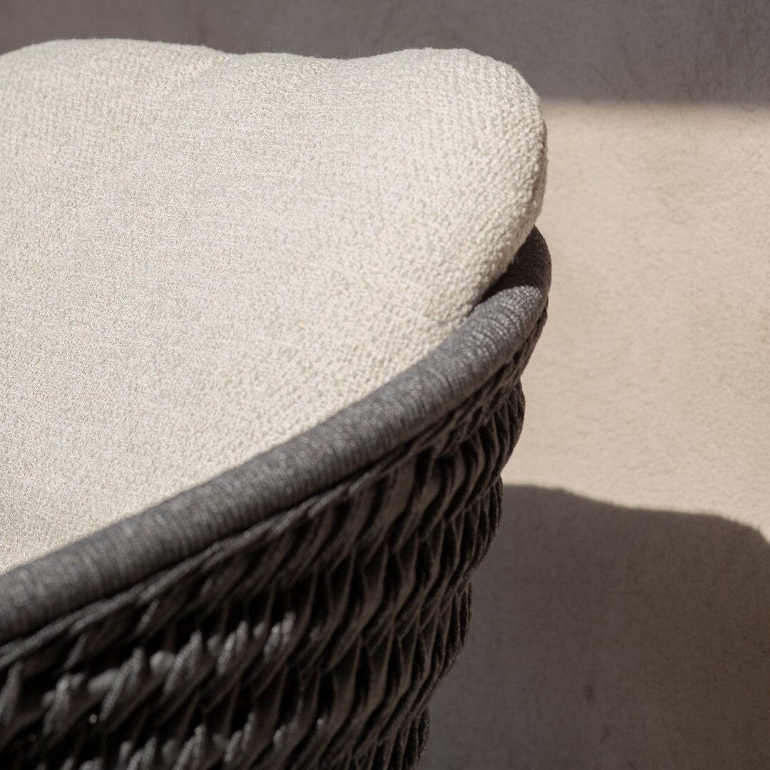 Manutti Sandua Lounge chair - Fauteuil lounge bas dossier, coussins en sus