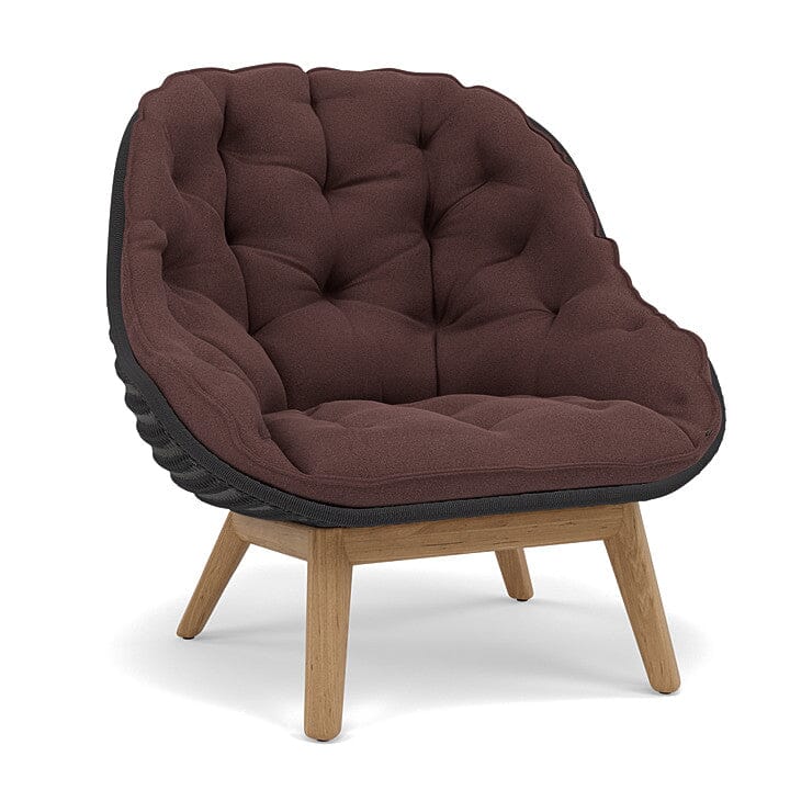 Manutti Sandua Set de Coussin pour High back Lounge Chair (Cat.C) FR Burgundy truffle C195