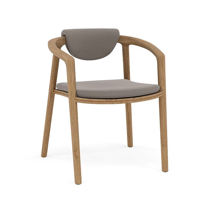 Manutti Solid Set de coussins Assise et Dossier Fauteuil repas et Barstool with back (Cat.A) Taupe Grey C079