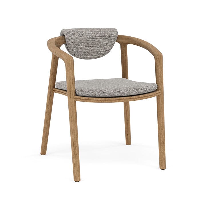 Manutti Solid Set de coussins Assise et Dossier Fauteuil repas et Barstool with back (Cat.B) Chalky brown C153