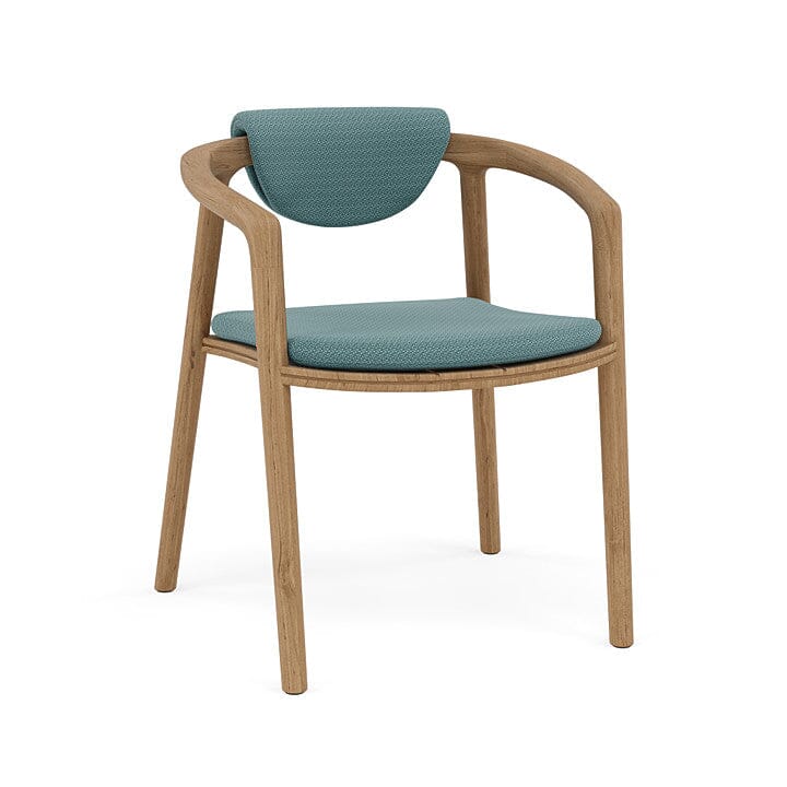 Manutti Solid Set de coussins Assise et Dossier Fauteuil repas et Barstool with back (Cat.B) Emerald C138