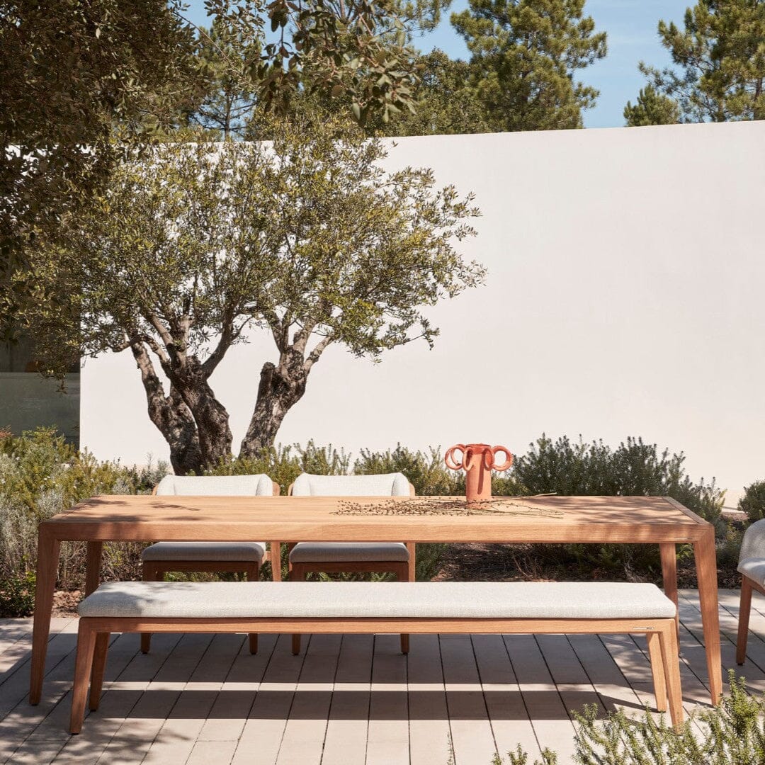 Manutti Sunrise Bench 300x42cm Hauteur: 50cm, coussins en sus