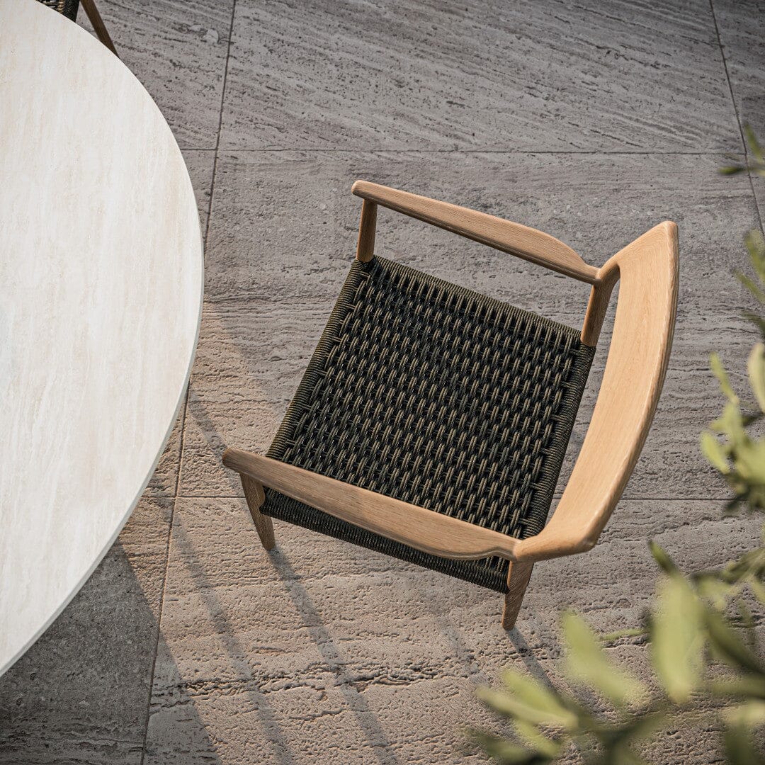 Manutti Tamo Dining Chair - Fauteuil repas, coussins non inclus