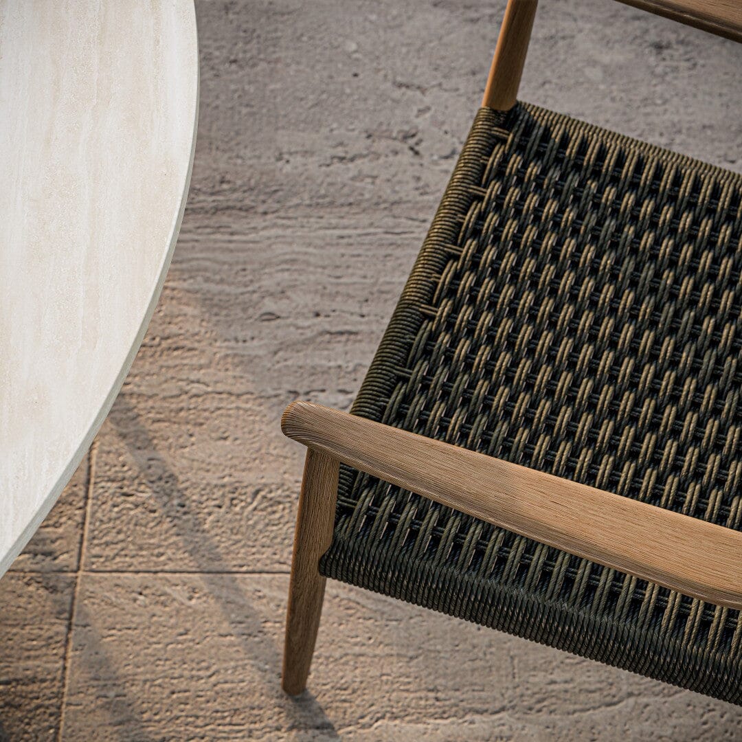 Manutti Tamo Dining Chair - Fauteuil repas, coussins non inclus