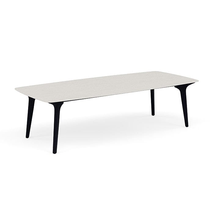 Manutti Torsa Table 264x118cm Teak Nero Scuro (HFTN) Céramique Speckled Sand 12mm (5K73)
