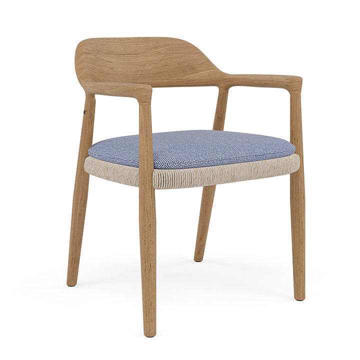 Manutti Yiko Coussin d'assise pour fauteuil repas (Cat.B) Persian blue C183