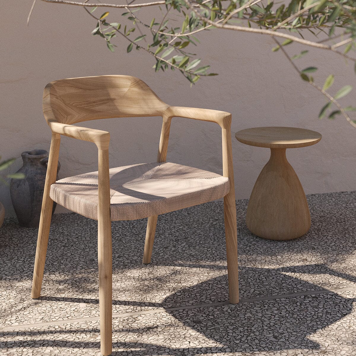 Manutti Yiko Dining chair - Fauteuil repas, coussin en sus