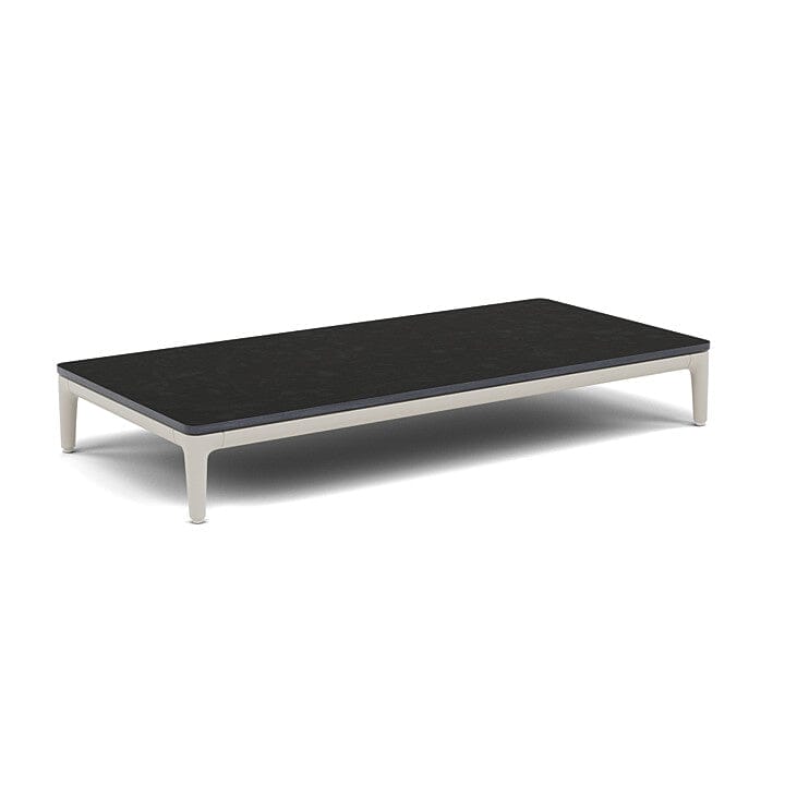 Manutti Zendo Sense Coffee Table 96x46cm h:15cm Flint AF13 Ceramic Basalt Black 12mm 5K67