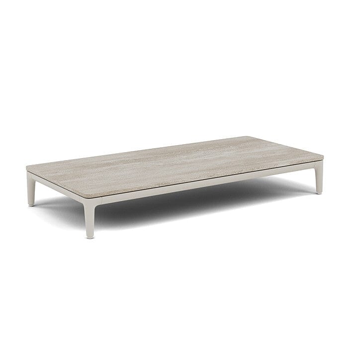 Manutti Zendo Sense Coffee Table 96x46cm h:15cm Flint AF13 Ceramic Travertin Crema 12mm 5K74