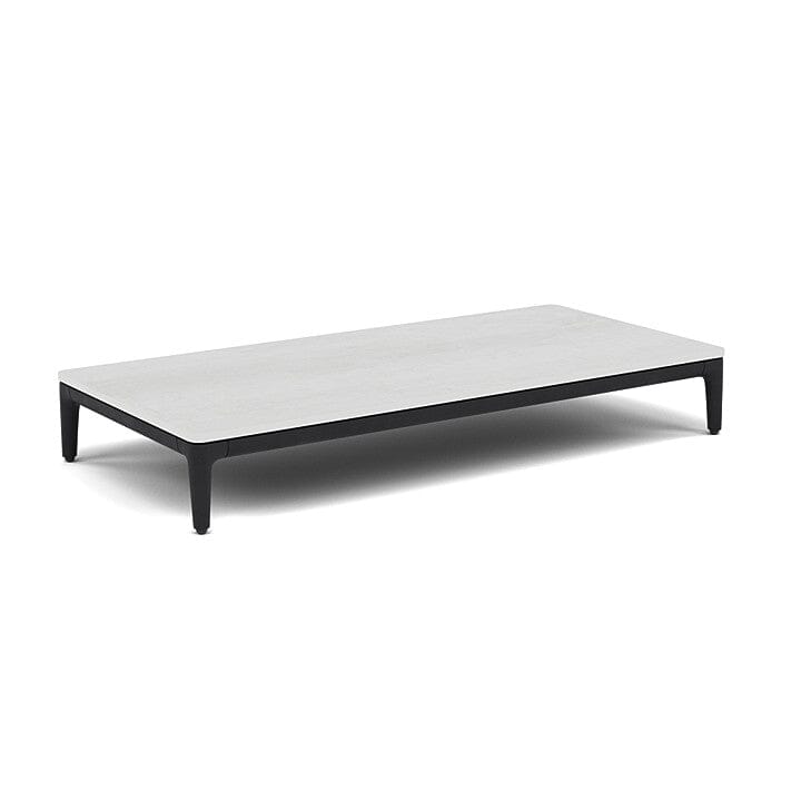 Manutti Zendo Sense Coffee Table 96x46cm h:15cm Lava AF10 Ceramic Perla 12mm 5K66