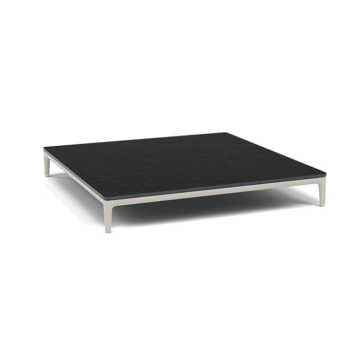 Manutti Zendo Sense Coffee Table 96x96cm h:15cm Flint AF13 Ceramic Basalt Black 12mm 5K67