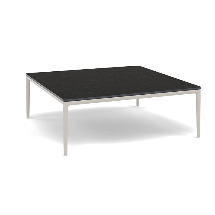 Manutti Zendo Sense Outdoor Coffee Table 96x96cm h:35cm Flint AF13 Ceramic Basalt Black 12mm 5K67