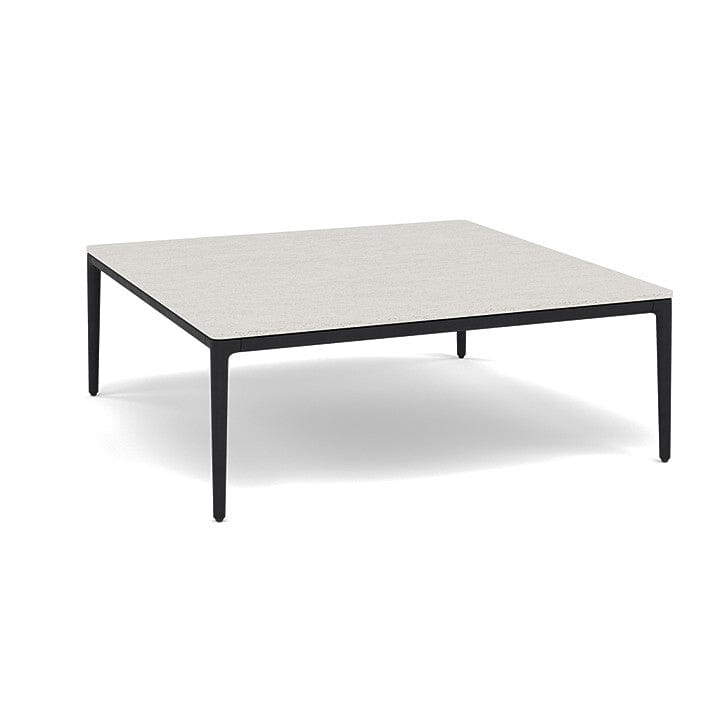 Manutti Zendo Sense Outdoor Coffee Table 96x96cm h:35cm Lava AF10 Ceramic Speckled Sand 12mm 5K73