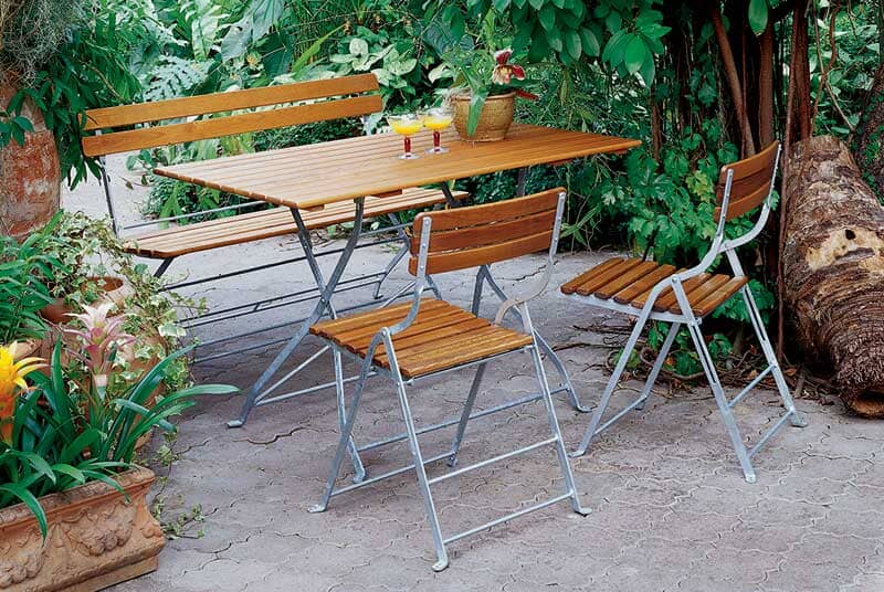 Mazuvo Expresso II Table repas pliable 120x70cm