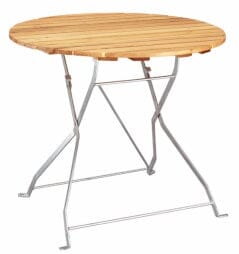 Mazuvo Expresso II Table repas pliable Ø70cm