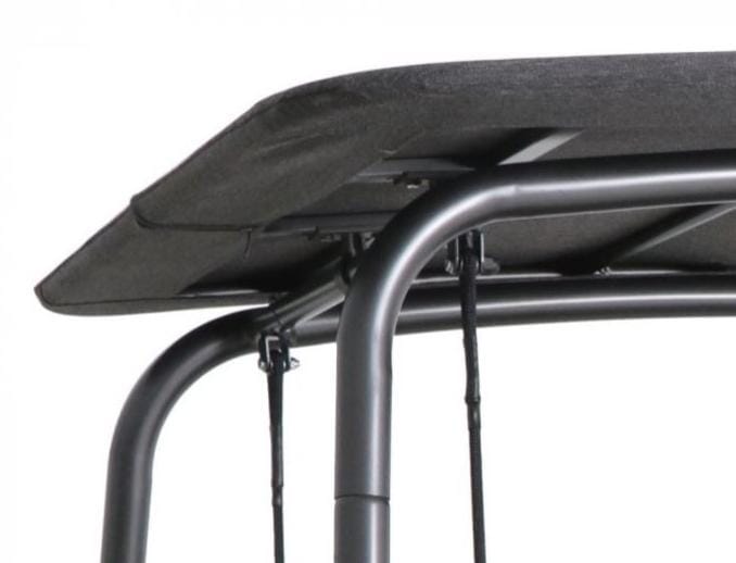 MWH Crossado Balancelle Hollywood avec toit et coussins