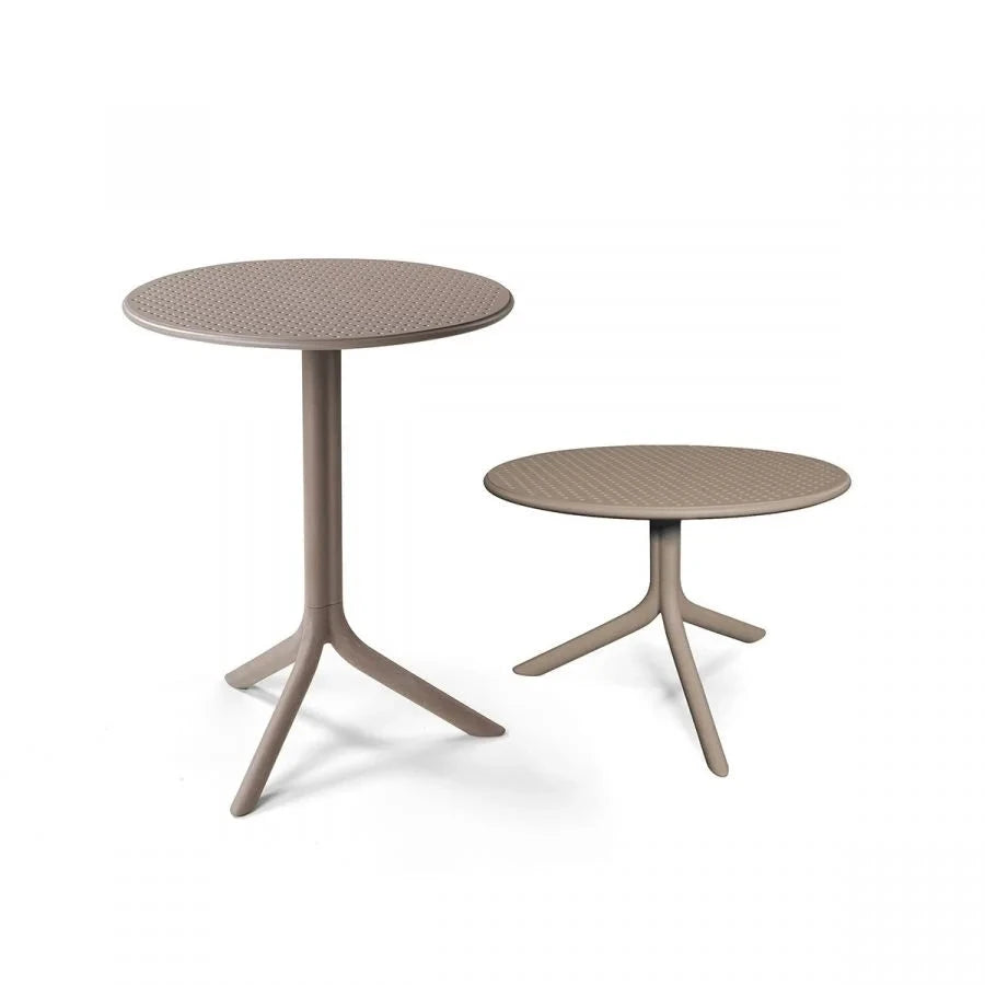 Nardi Step Table Ø60.5cm h:40/76.5cm Tortora