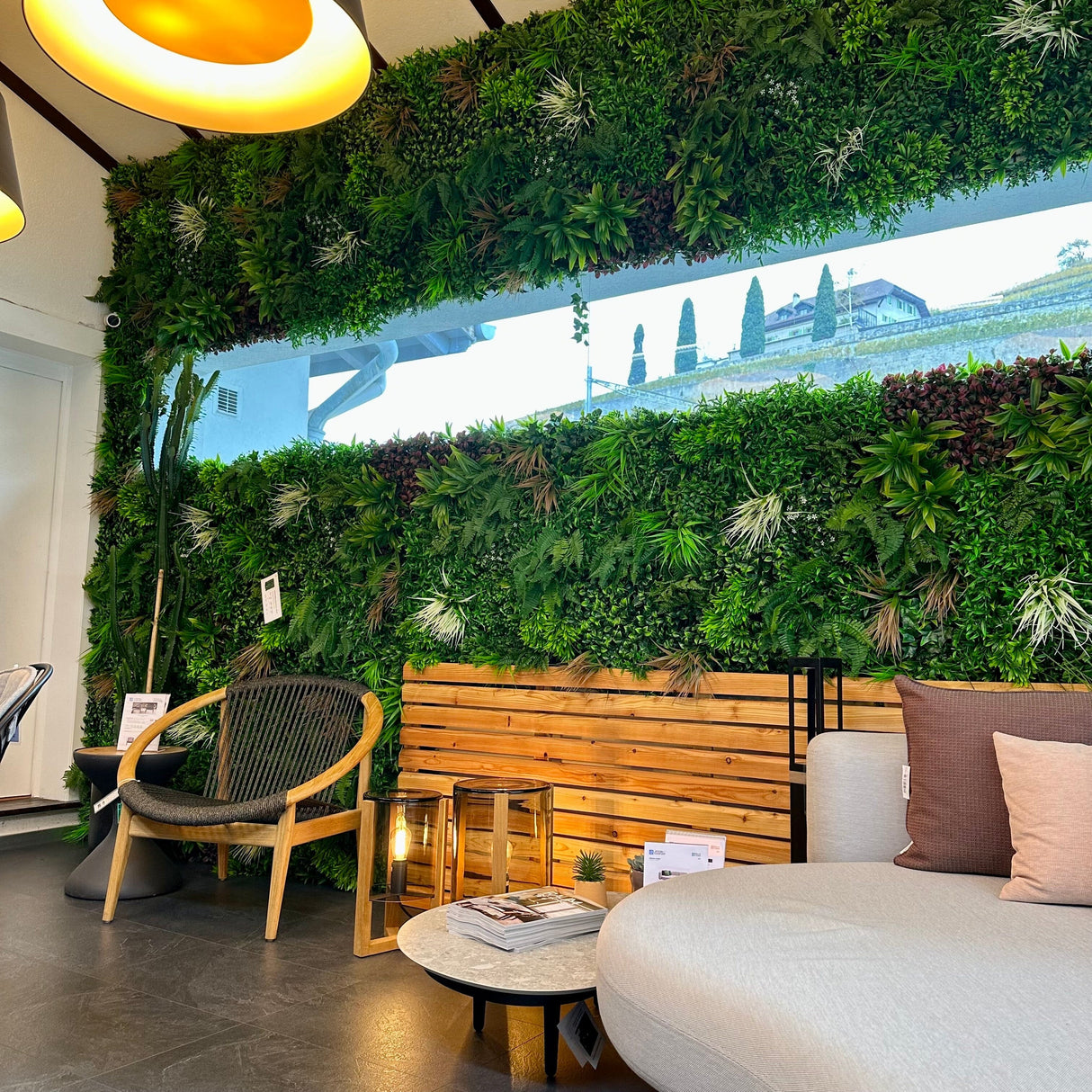 Neogard Plaque murale de plantes végétation mousse artificielle Premium 100x100cm