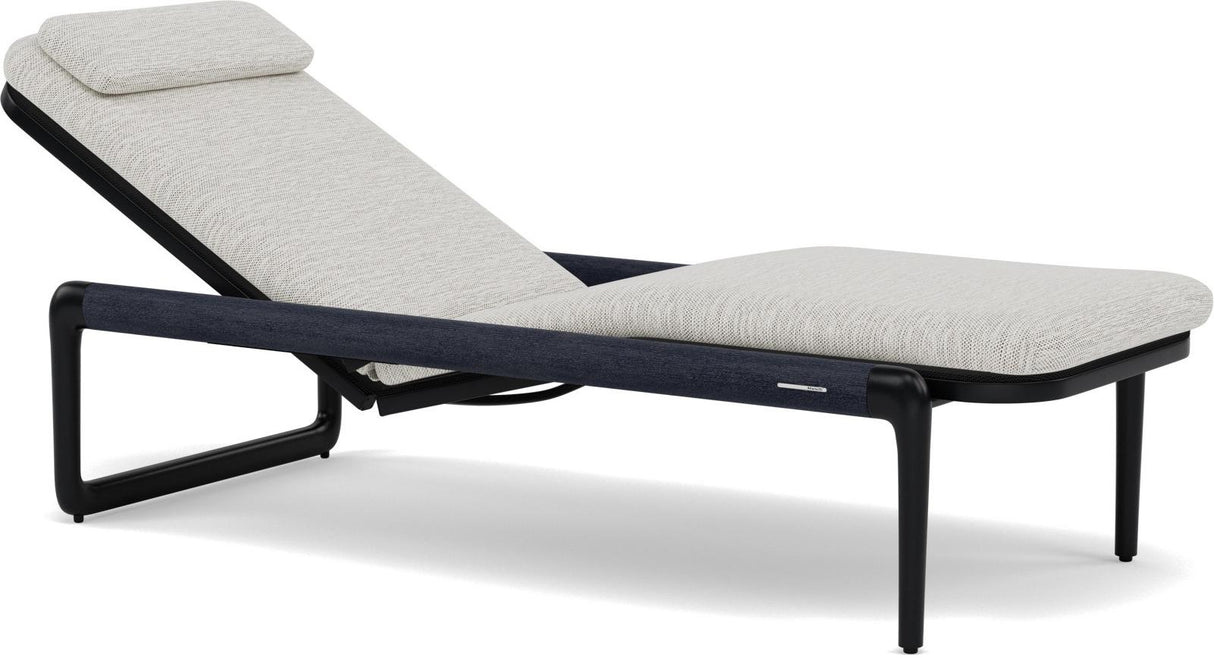 Manutti Flows Chaise longue textile, coussins non inclus