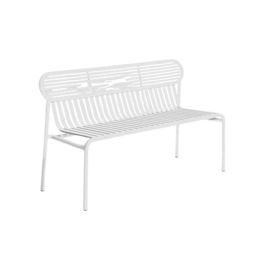 Petite Friture Week-end Banc de jardin Gris perle 14