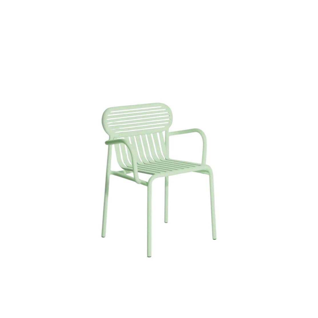 Petite Friture Week-end Fauteuil Bridge avec accoudoirs Vert pastel 12