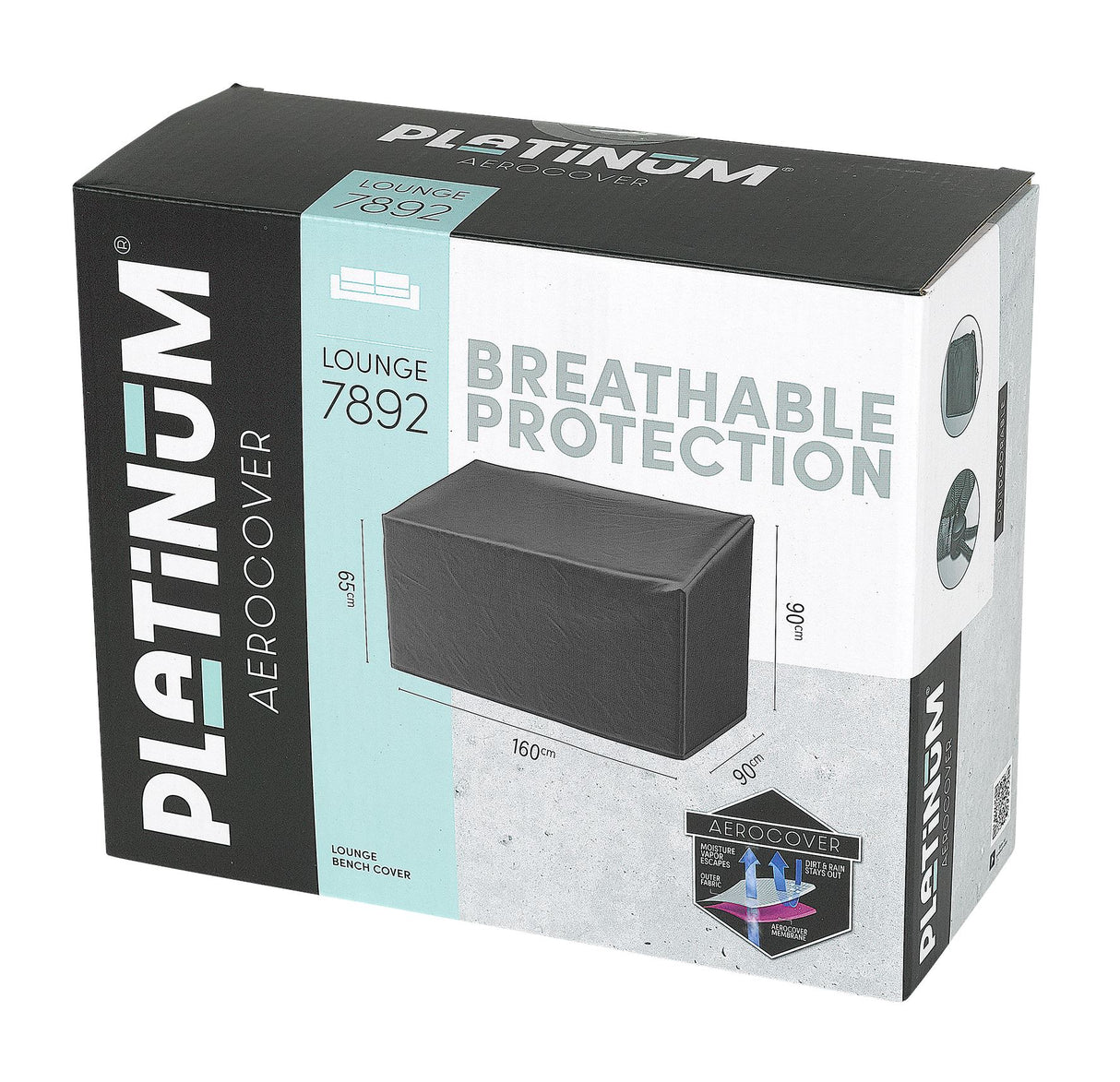 Platinum AeroCover Housse de protection pour Banc 160x90cm H:65/90cm