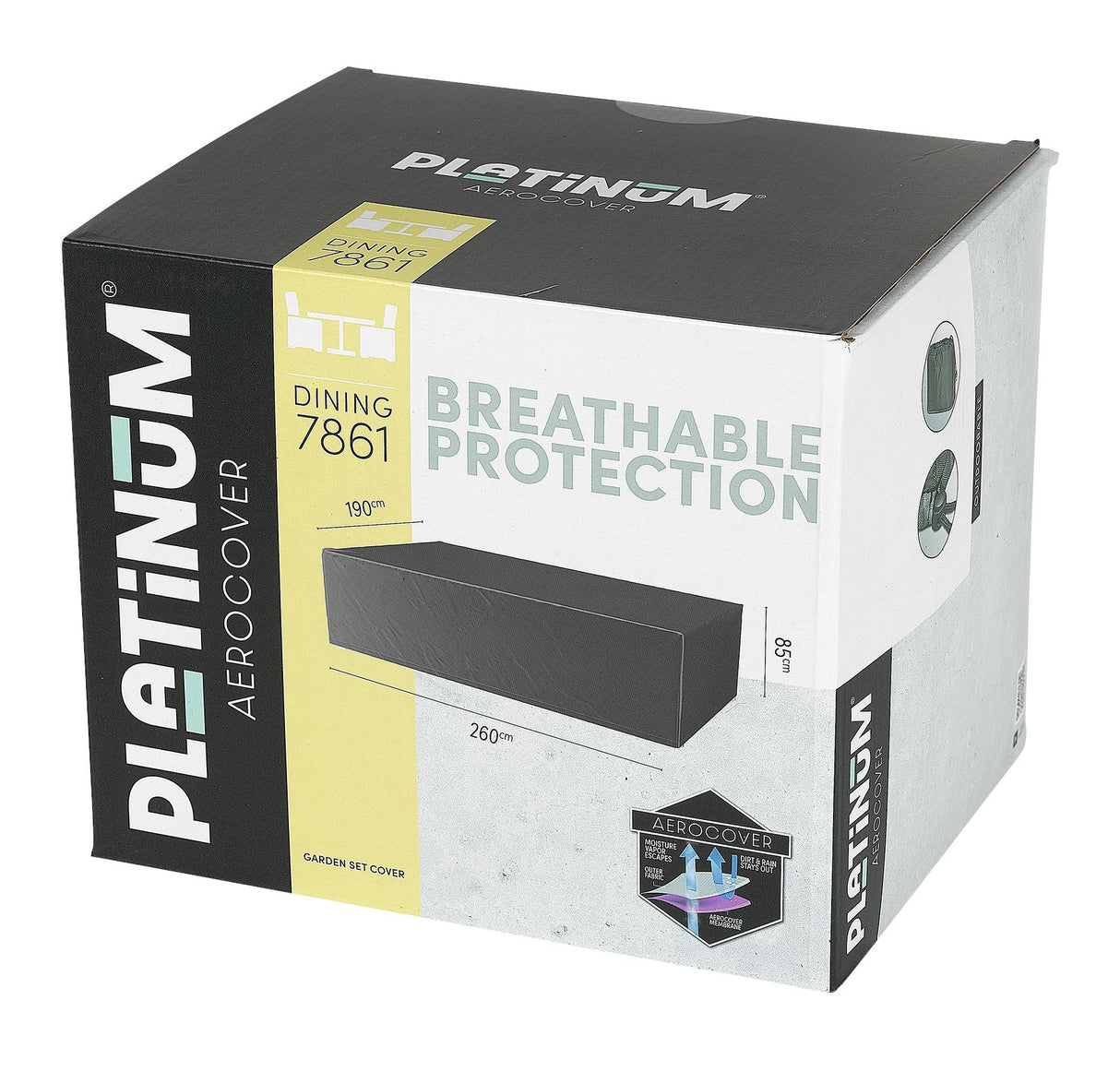 Platinum AeroCover Housse de protection pour ensemble 260x190cm H:85cm