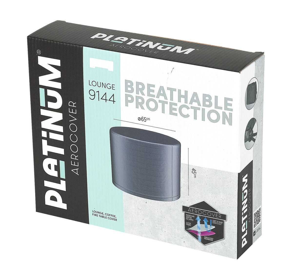 Platinum AeroCover Housse de protection pour tables basses Ø65cm H:45cm