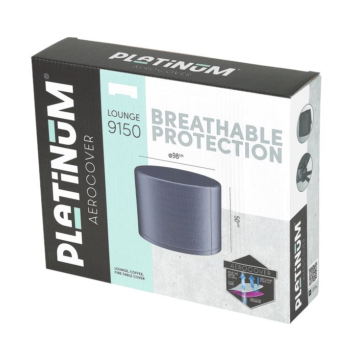 Platinum AeroCover Housse de protection pour tables basses Ø98cm H:50cm