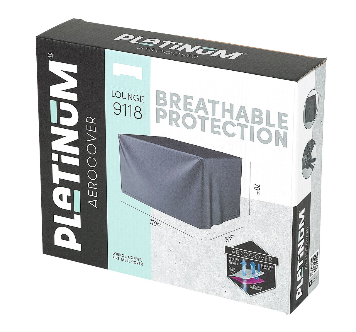 Platinum AeroCover Housse de protection pour tables d'appoint 110x84cm H:70cm