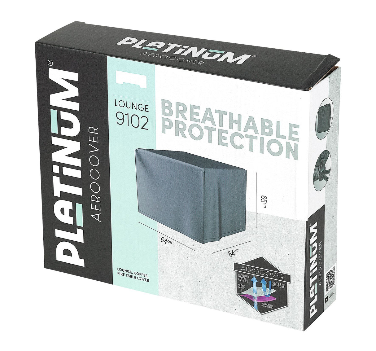 Platinum AeroCover Housse de protection pour tables d'appoint 64x64cm H:65cm