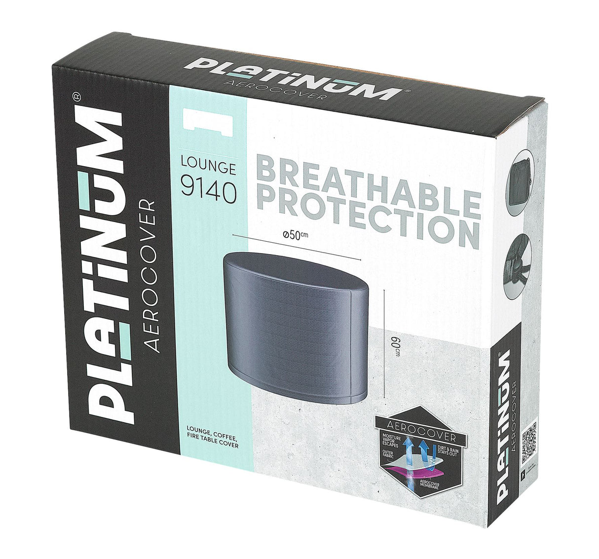 Platinum AeroCover Housse de protection pour tables d'appoint Ø50cm H:60cm