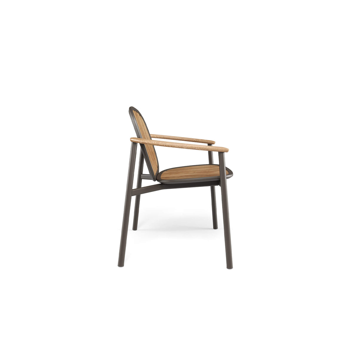 Emu 6041 Twins Fauteuil Repas Alu Teak