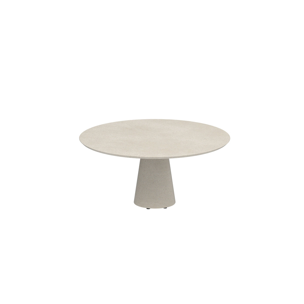 Royal Botania Conix Table ronde Ø160cm Dining Pied Béton Desert Concrete D Desert Concrete D
