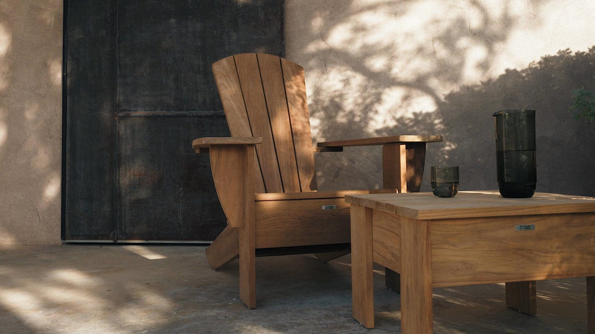 Royal Botania New England Fauteuil Adirondack Lounge Teck