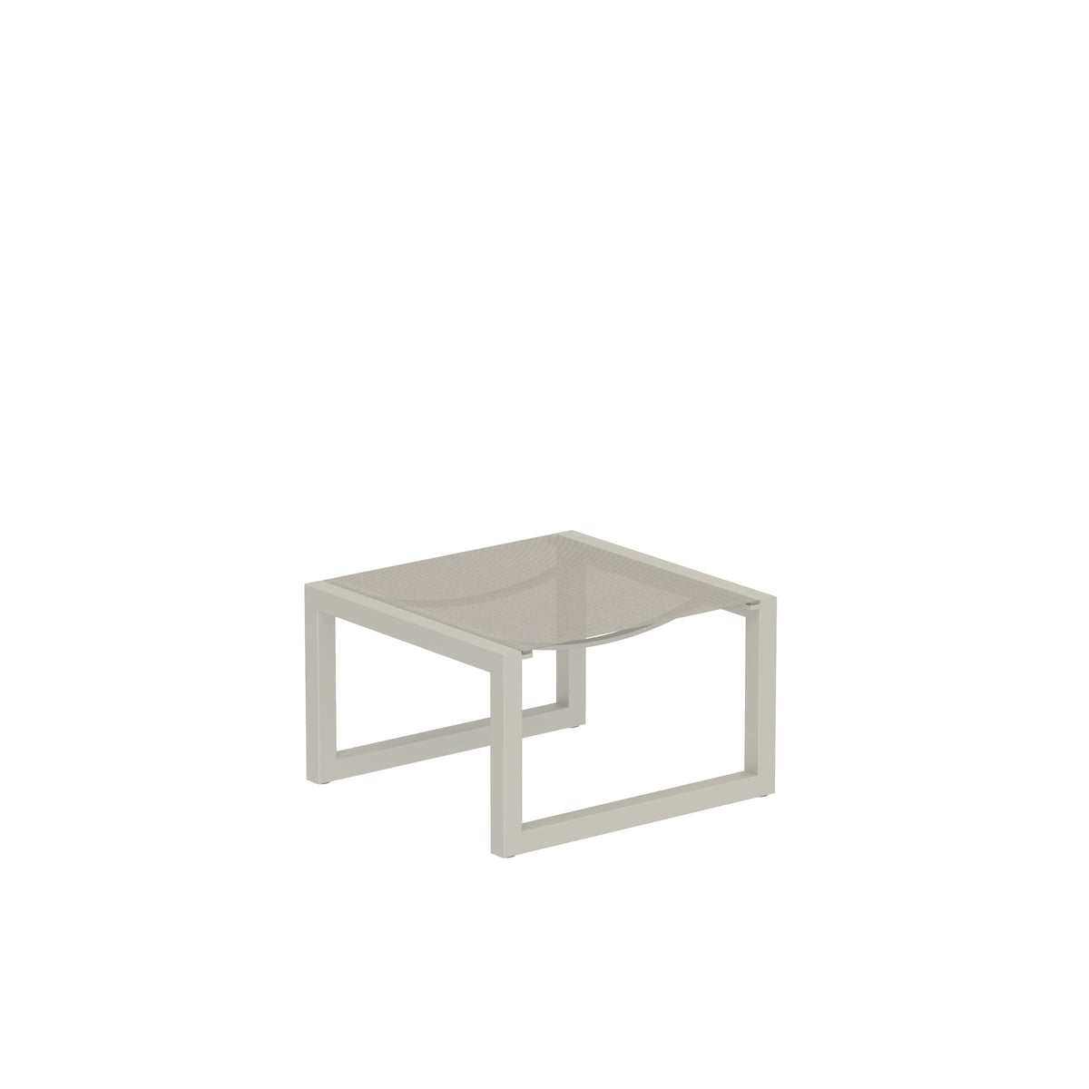 Royal Botania Ninix NNXFT Repose-pieds Laqué Pebble PB - Toile Pearl Grey PG