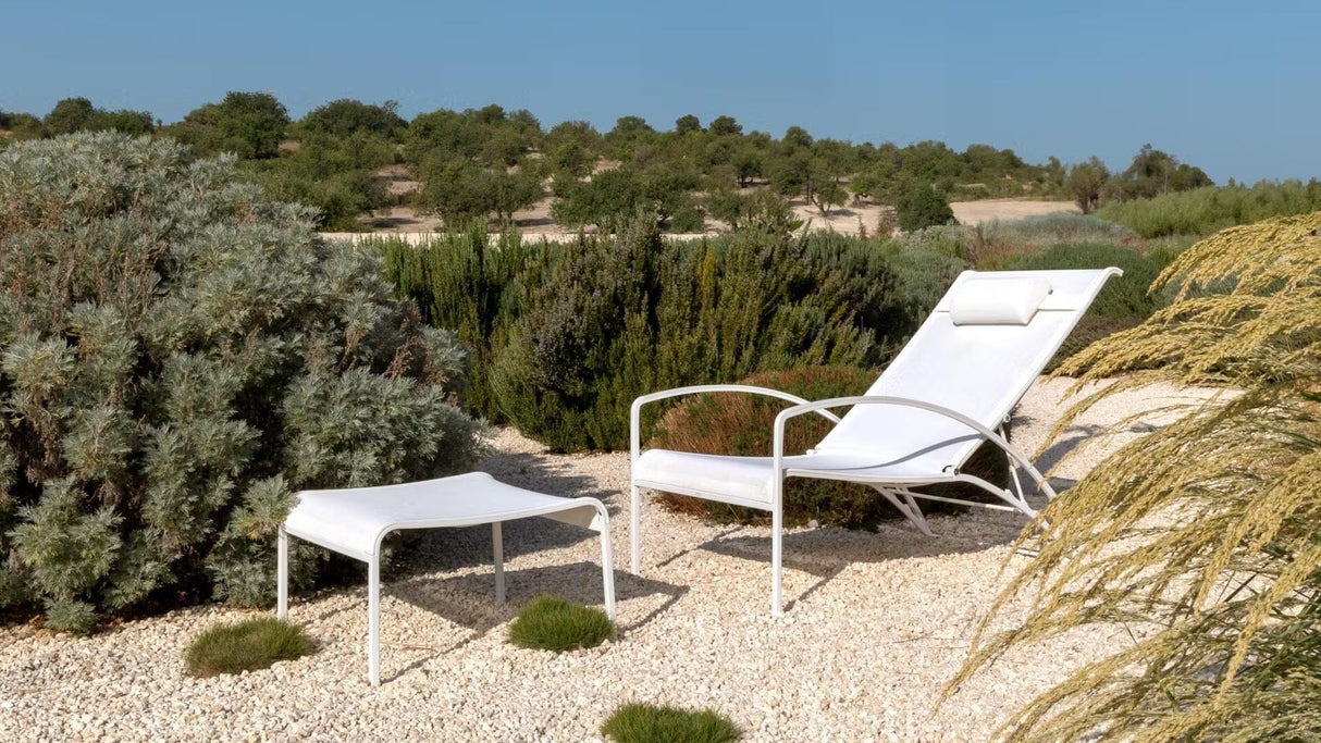 Royal Botania QT QT195T Chaise longue Lounger avec repose-pieds