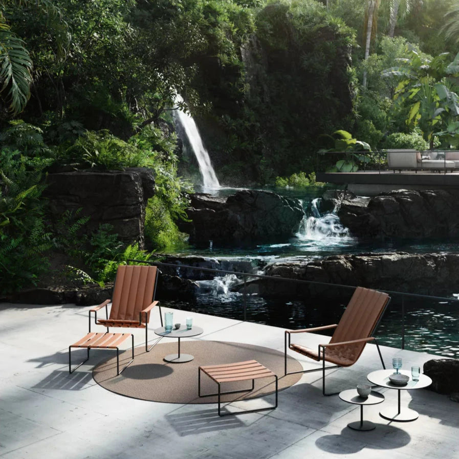 Royal Botania Strappy STP 195 Fauteuil Relax, sangles et coussin en sus