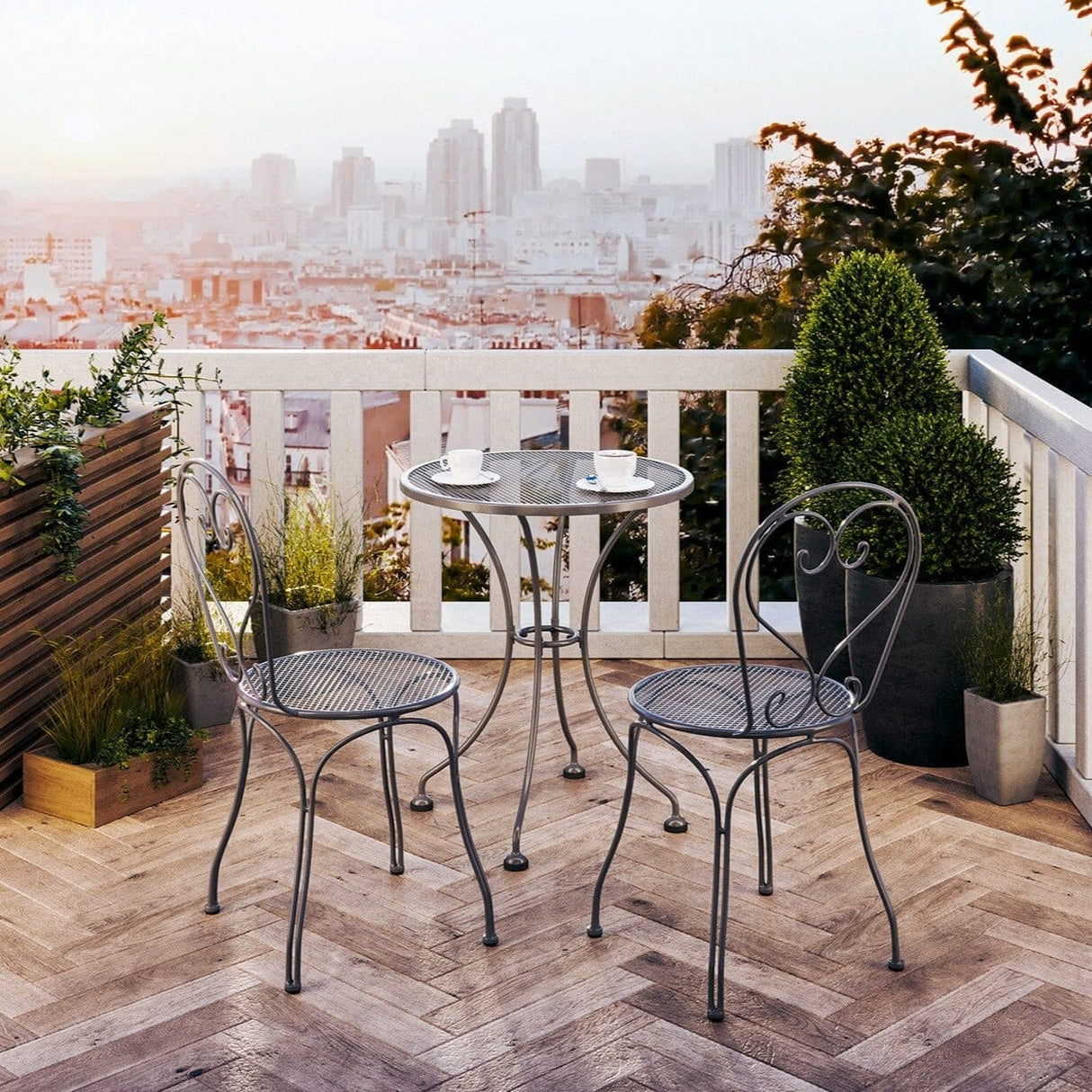 Royal Garden Caffeo Chaise repas empilable