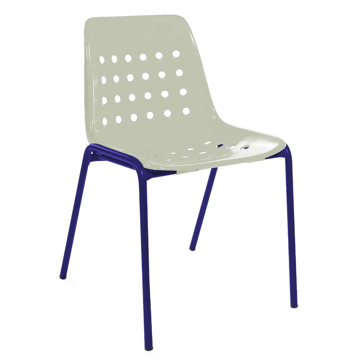 Schaffner Bermuda Chaise empilable Vert pastel 64 Bleu 53